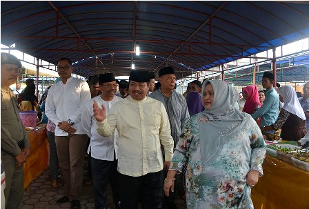 Ratusan Pedagang Ramaikan Pasar Ramadhan Bengkalis